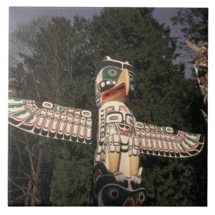 Canada, British Columbia, Vancouver.  Native Tegeltje