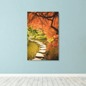 CANADA, British Columbia, Victoria. herfst Canvas Afdruk (Insitu (Houten vloer))