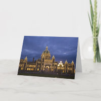 CANADA, British Columbia, Victoria. 's avonds,