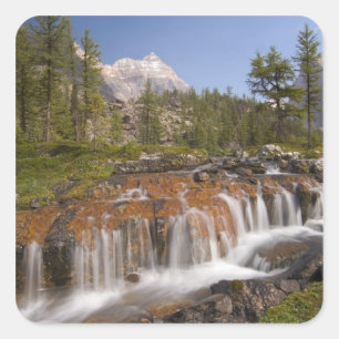 Canada, British Columbia, Yoho National Park. 2 Vierkante Sticker