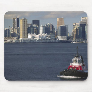 Canada, Brits-Columbia, Vancouver. Binnenstad Muismat