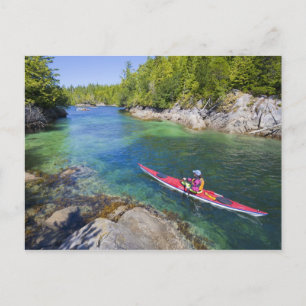 Canada, Brits-Columbia, Vancouver Island. Zee 2 Briefkaart