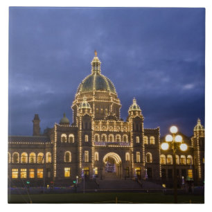 CANADA, Brits-Columbia, Victoria. Avond Tegeltje