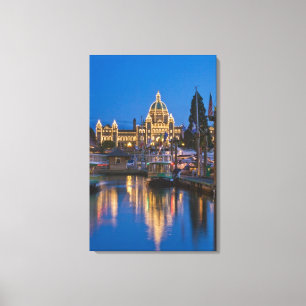 Canada, Brits-Columbia, Victoria, Binnen Canvas Afdruk