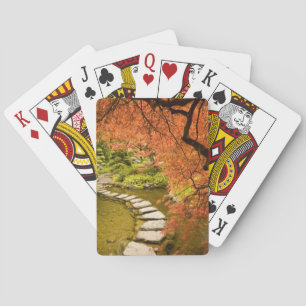 CANADA, Brits-Columbia, Victoria. Herfst Speelkaarten