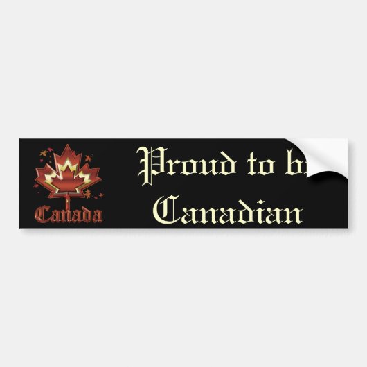 Canada Bumpersticker (Voorkant)