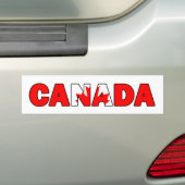 Canada Bumpersticker (Op auto)