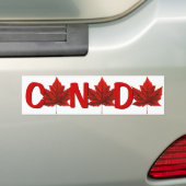 Canada Bumpersticker Autumn Gold Maple Leaf (Op auto)