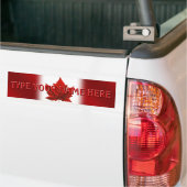 Canada Bumperstickers Gepersonaliseerd CN Flag Sti (Op Truck)