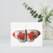 Canada Butterfly Briefkaart (Staand voorkant)