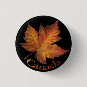 Canada Button Canada Maple Leaf Souvenir Buttonnen