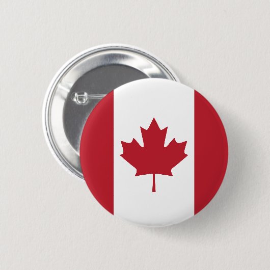 Canada-Button Ronde Button 5,7 Cm (Voorkant /achterkant)