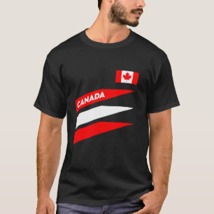 Canada Cadeau Vlag Varsity Canadees Toronto Retro T-shirt