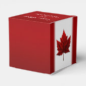 Canada Cadeaudoos Personaliseer Canadese vlag Cade Bedankdoosjes (Achterkant)