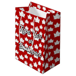 Canada Cadeautassen Mooie Canada Esdoornblad Cadea Medium Cadeauzakje