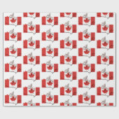 CANADA | Canadese vlag Cadeaupapier (Vlak)