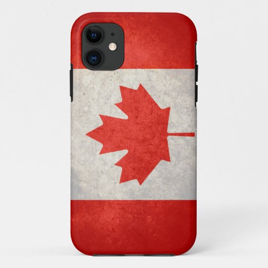 Canada; Canadese vlag Case-Mate iPhone Case (Achterkant)