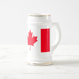 CANADA. Canadese vlag. Patriotisch. Bierpul