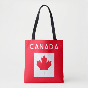 CANADA. Canadese vlag. Patriotisch. Schoudertassen Draagtas
