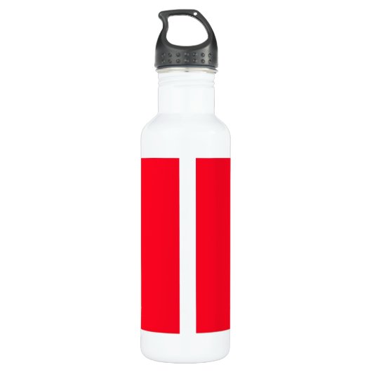 CANADA. Canadese vlag. Patriotisch. Waterfles Waterfles (Achterkant)