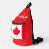 CANADA. Canadese vlag. Patriottisch. Schoudertas Sling Bag (Rechterhoek)