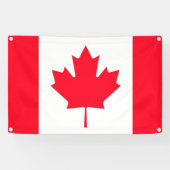 CANADA. Canadese vlag. Patriottische banner (Horizontaal)