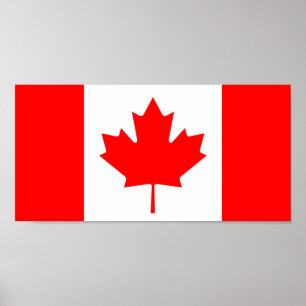 Canada - Canadese vlag Poster