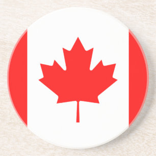 Canada - Canadese vlag Zandsteen Onderzetter