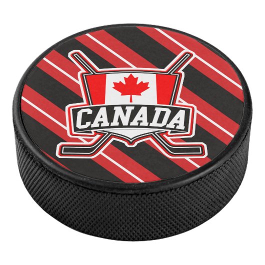 Canada Canadian Ice Hockey Team Puck (3/4)