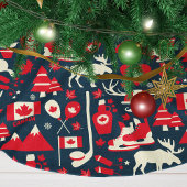 Canada Canadian KerstWinter Moose Pattern Kerstboom Rok