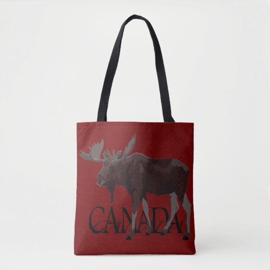 Canada Canvas tassen Custom Canada Moose Shopags (Voorkant)