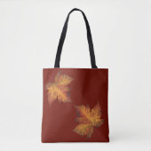 Canada Canvas tassen Gold Maple Leaf Souvenir Bags (Voorkant)