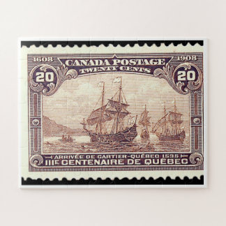 Canada Cartier 1908 uitgave 20c Stamp Legpuzzel
