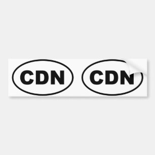 Canada - CDN - Eurostijl Bumpersticker