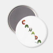 Canada Chili Peppers Magneet (Voorkant / Achterkant)