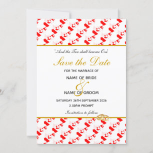 CANADA Christelijke speciale gebeurtenis bruiloft Save The Date