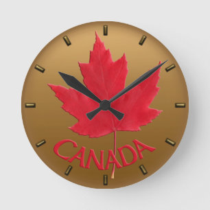 Canada Clock Canada Souvenir Wall Clocks & Gifts Ronde Klok