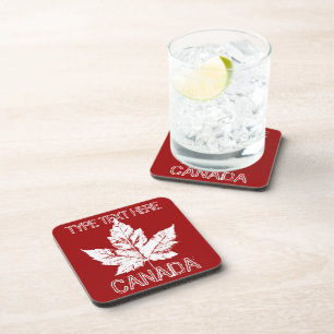 Canada Coaster Rétro Dessous de Verre Personnalisé