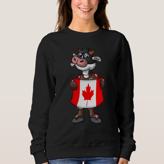 Canada Cow Fan Trui (Voorkant)