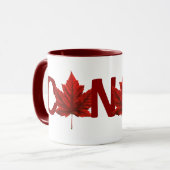 Canada Cups Mok Canada Maple Leaf Souvenir Cup (Voorkant links)