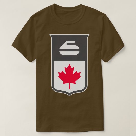 Canada Curling2-Sticker T-shirt (Design voorkant)
