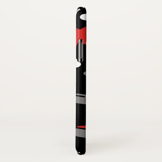 Canada Curling Rocks Cell Phone Case (Achterkant / rechts)