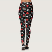 Canada Curling Rocks-Leggings Leggings (Achterkant)
