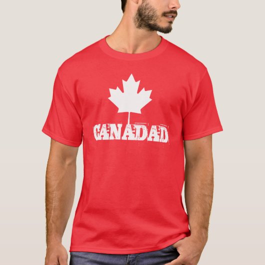 Canada Dad - Canadian Vaderdag Gift - Canadad T-shirt (Voorkant)