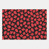 Canada Dag 1 juli Maple Leaf, Harten Inpakpapier Vel (Voorkant 3)