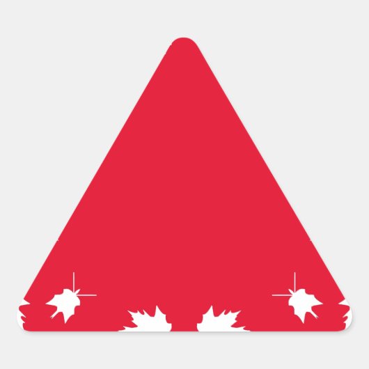 canada dag driehoek sticker (Voorkant)