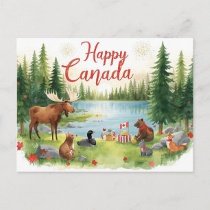 Canada Dag Feestdagenkaart