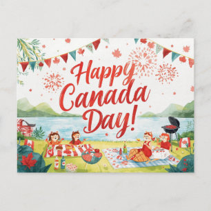 Canada Dag Feestdagenkaart