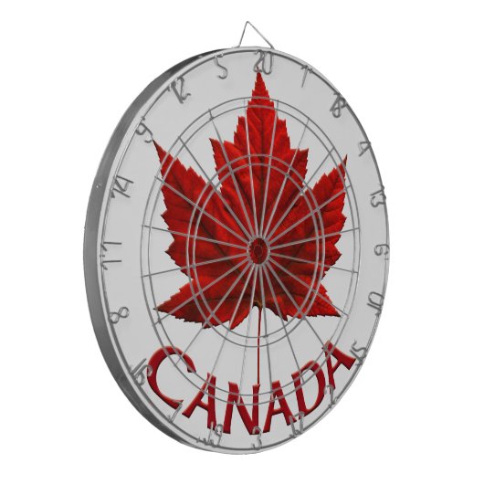 Canada Dartboard Canada Souvenir Dartboards Games Dartbord (Voorkant Links)