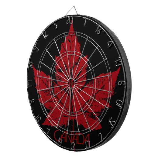 Canada Dartboard Canada Souvenir Dartboards Games Dartbord (Voorkant Rechts)